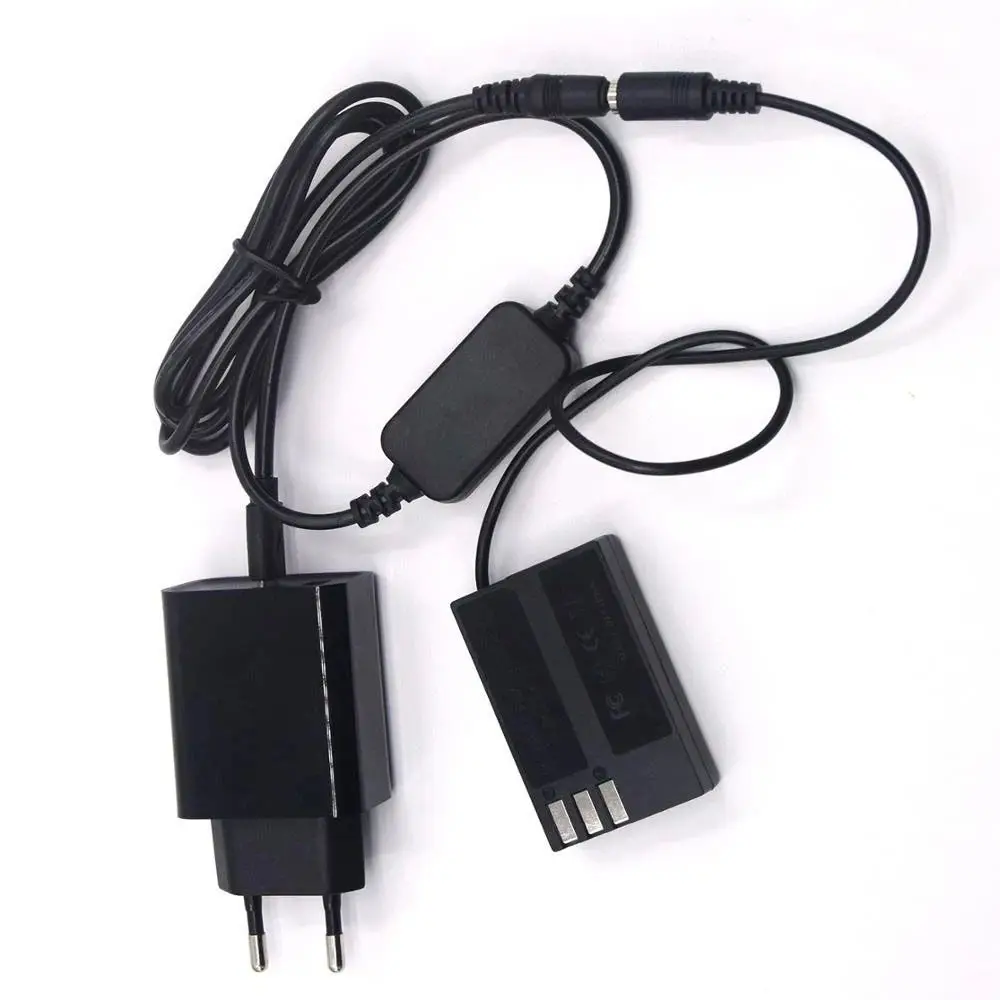 Acoplador de batería ficticia de D-LI109, Cable USB C a CC, cargador PD para Pentax, D-DC128, K-70, K-50, K-30, K-R, cámara de K-2