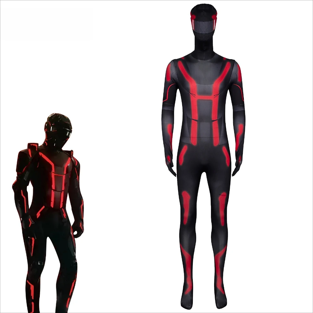 

Комбинезон для косплея «Арес» из фильма, маска из полиэстера, мужской костюм для косплея «Кино Трон», боди, костюм супергероя для вечеринки, Рождества, Хэллоуина