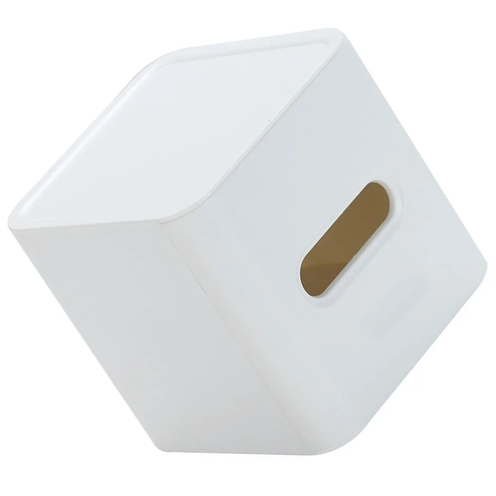 

Tissue Box Household Napkin Boxes Desktop Decor Paper Towel Holder Toilet Plastic Dispenser Tissues Cube Case