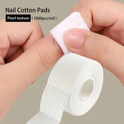 1000Pcs/Roll Nail Cotton Wipes UV Gel Nail Tips Polish Remover Cleaner Lint Paper Pad Soak Nail Art Cleaning Manicure Tool