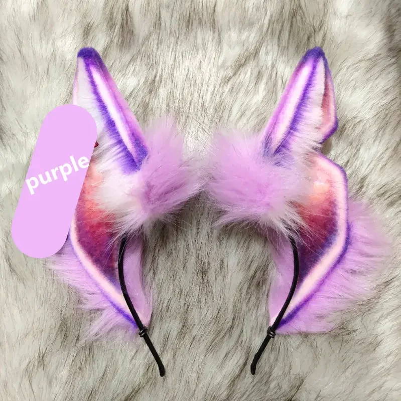 Custom Made Siberian Husky Dog Ears Hairhoop Anubis Wolf Wolves Ears Hairband Hairhoop Headwear For Cosplay Accessories