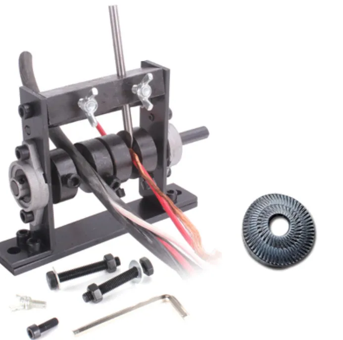 

Manual portable wire stripping machine for 1-30 mm can be attached to the hand drill wire stripping machine