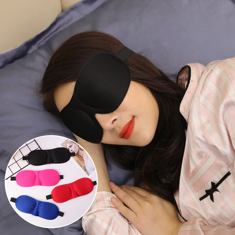 Eye Mask For Sleeping 3D Contoured Cup Blindfold Concave Molded Night Sleep Mask Block Out Light With Women Men