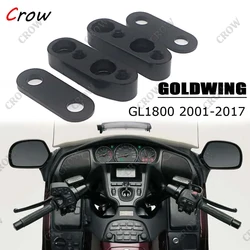 ホンダゴールドウィングGL1800 F6B gl 1800 2001-2017モトクロスアクセサリーオートバイバークランプハンドルバーライザーアダプタ