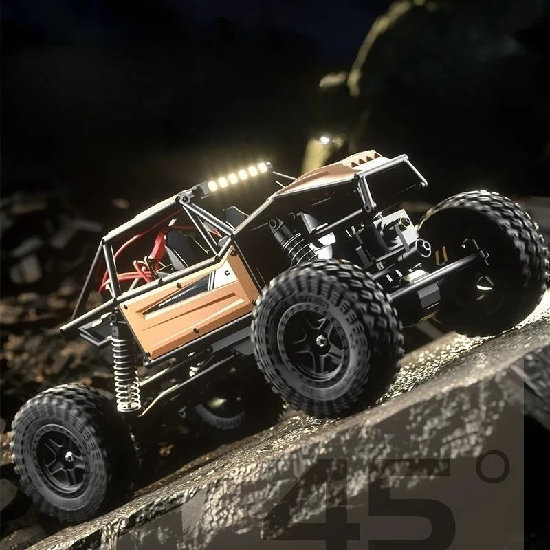 JJRC-C8808 4WD RC Crawler 1/18 Full Scale Professional Tubular Rack Car Powerful Shock-Damping Motor Simulation Toy Car Model