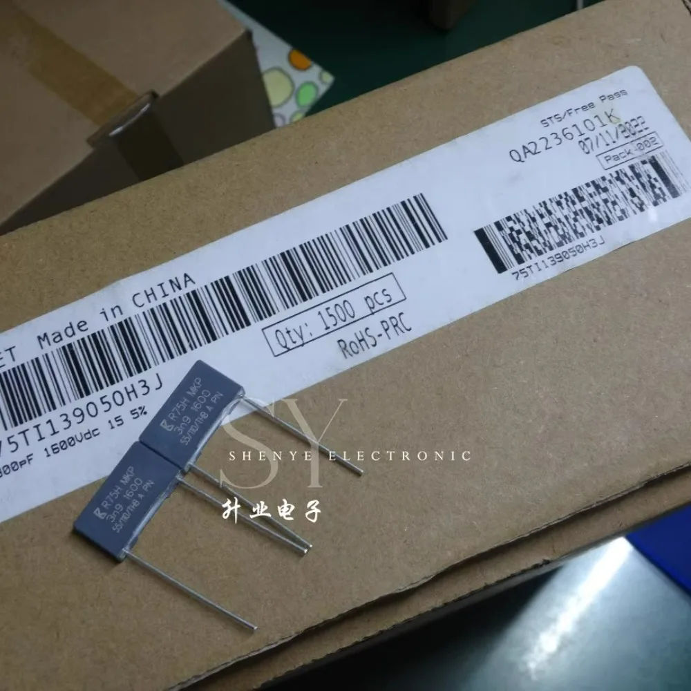 

10PCS R75 0.0039uf/1600V 3.9nf 3900pf 3n9 392 Brand new 15mm film capacitor R75TI139050H3J