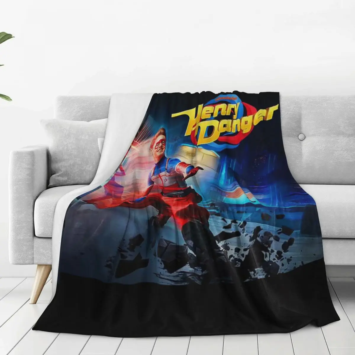 Henry Danger Blanket Flannel Portable Sofa Throw Blankets For Couch Bedding Outdoor Throws Bedspread Quilt