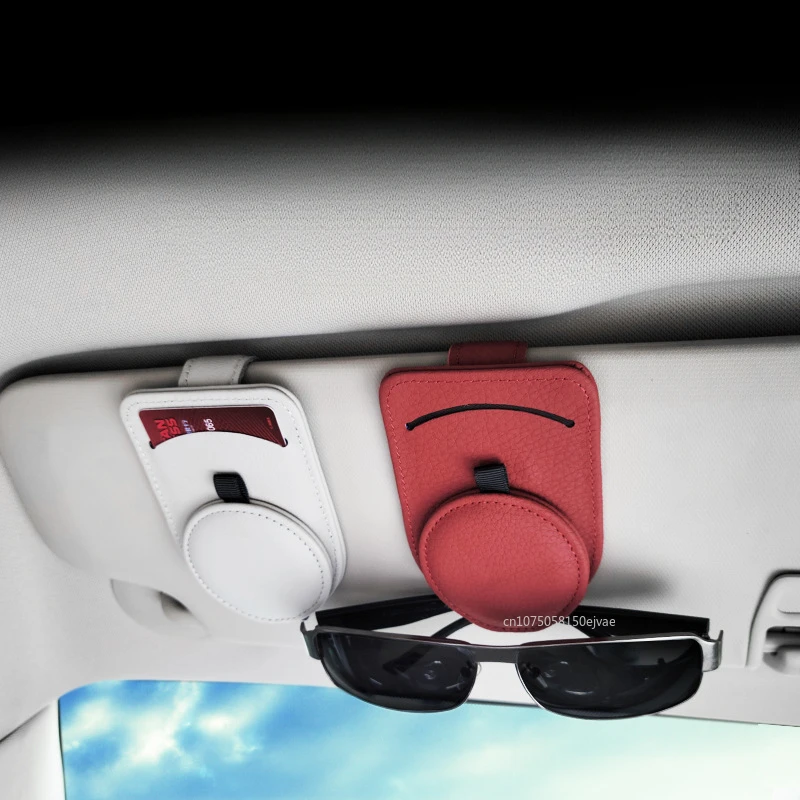 革車のメガネクリップサンバイザーメガネケースホルダー多機能ポータブルクリップ自動車インテリアアクセサリーサングラスクリップ 1pc
