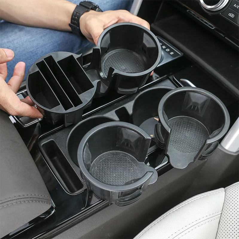 

Car-styling Coin Tray Car Center Console Water Cup Holder For Land Rover Discovery 5 L462 LR5 2017-2025 Car Accessories