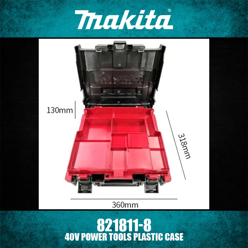 Makita 821857-4/821811-8 18V/40V Power Tools Plastic Case Box