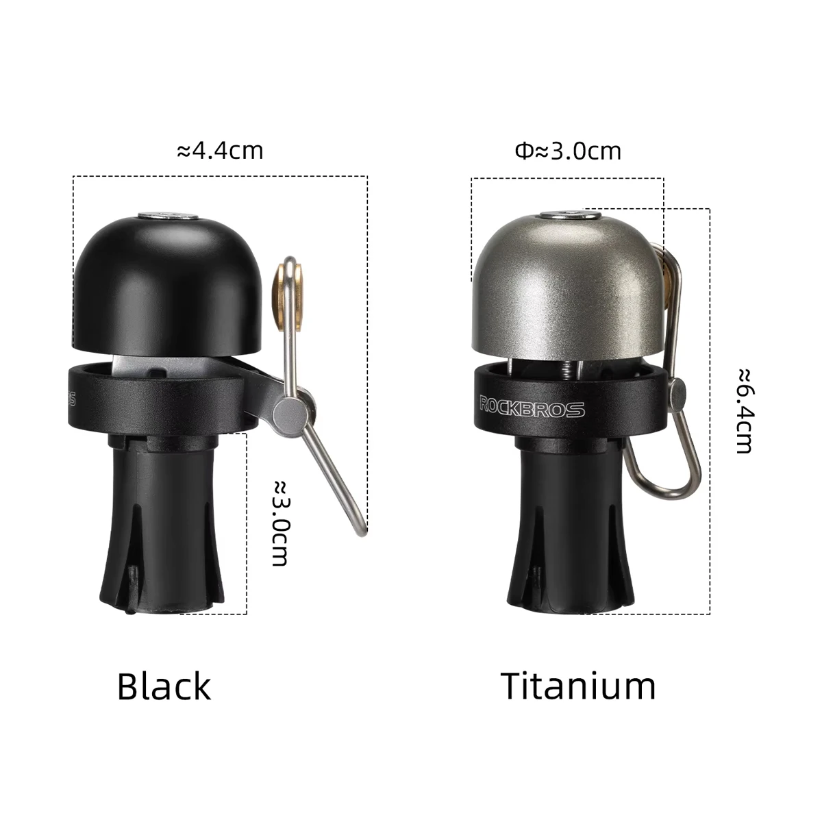 Glocke Klar Lauter Ton MTB Rennrad Hupe Fahrrad Griff Glocken Ring Geeignet für 18-25mm lenker 80db Glocke 1PCS