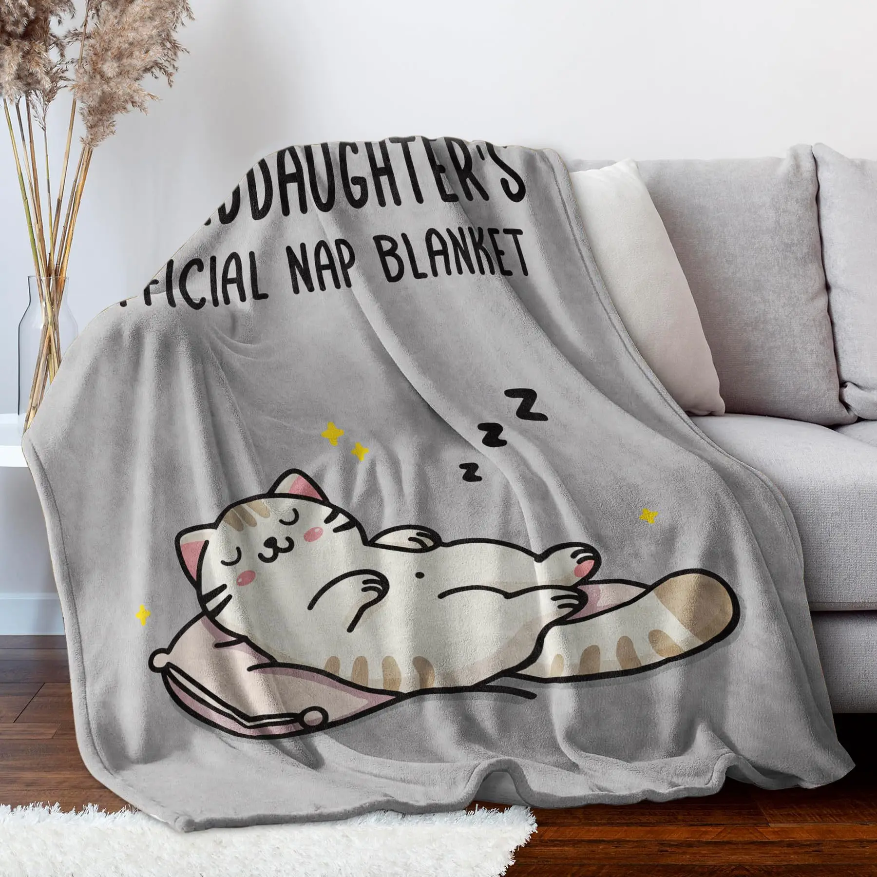 Flannel Blanket Classic Children's Cat Simple Sleep Digital Printing Blanket Source Manufacturer Wholesale Animation Blanket