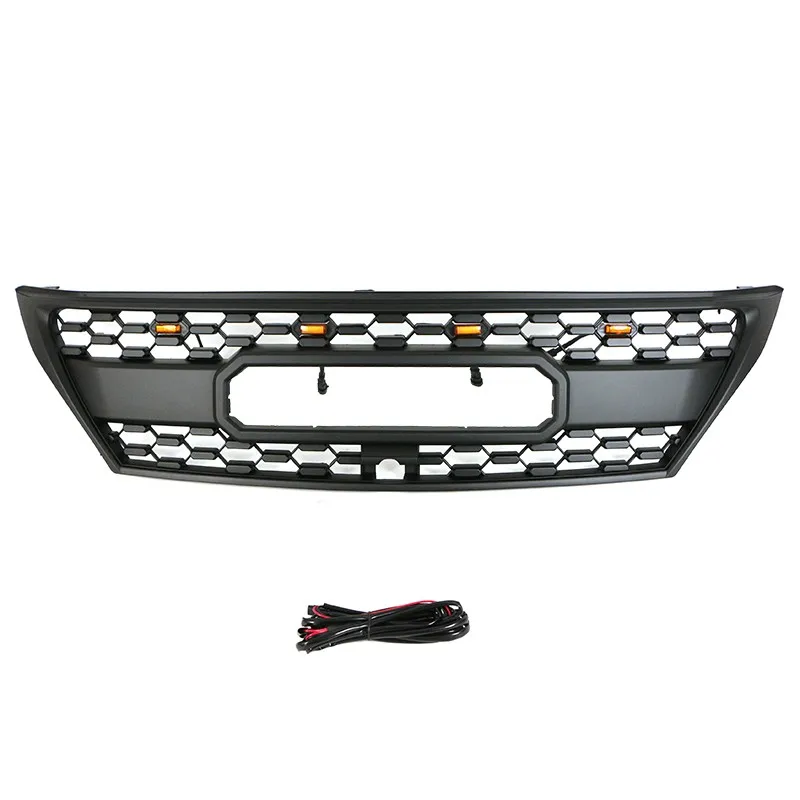 2008-2012 Auto Parts ABS Front Grille With Light Fit For Lexus LX470 570 Harrie