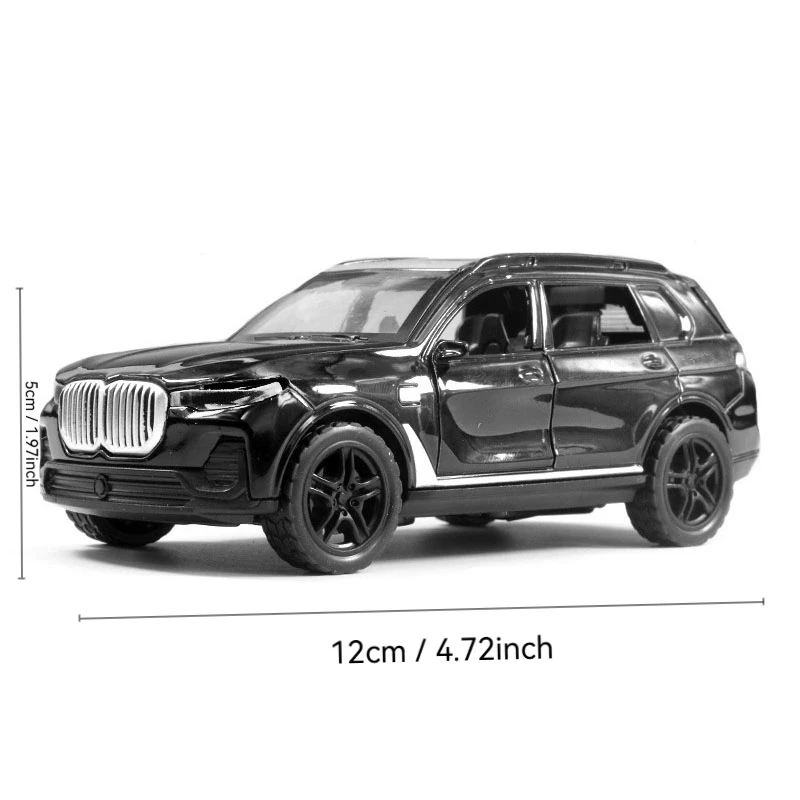 Modèle de voiture en alliage 1:36, jouet moulé sous pression, voiture de traction, décoration de collection, jouets pour enfants, véhicule pour Bmw X5 Suv