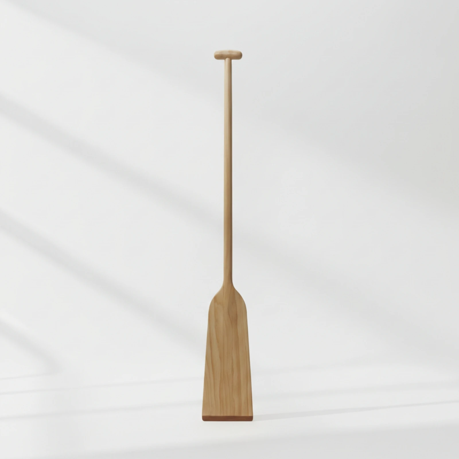 Dragon Boat Paddle Protective Coating Finish Wooden Paddle with T-Grip Boat Oar Long-Lasting Heavy-Duty for Rowers