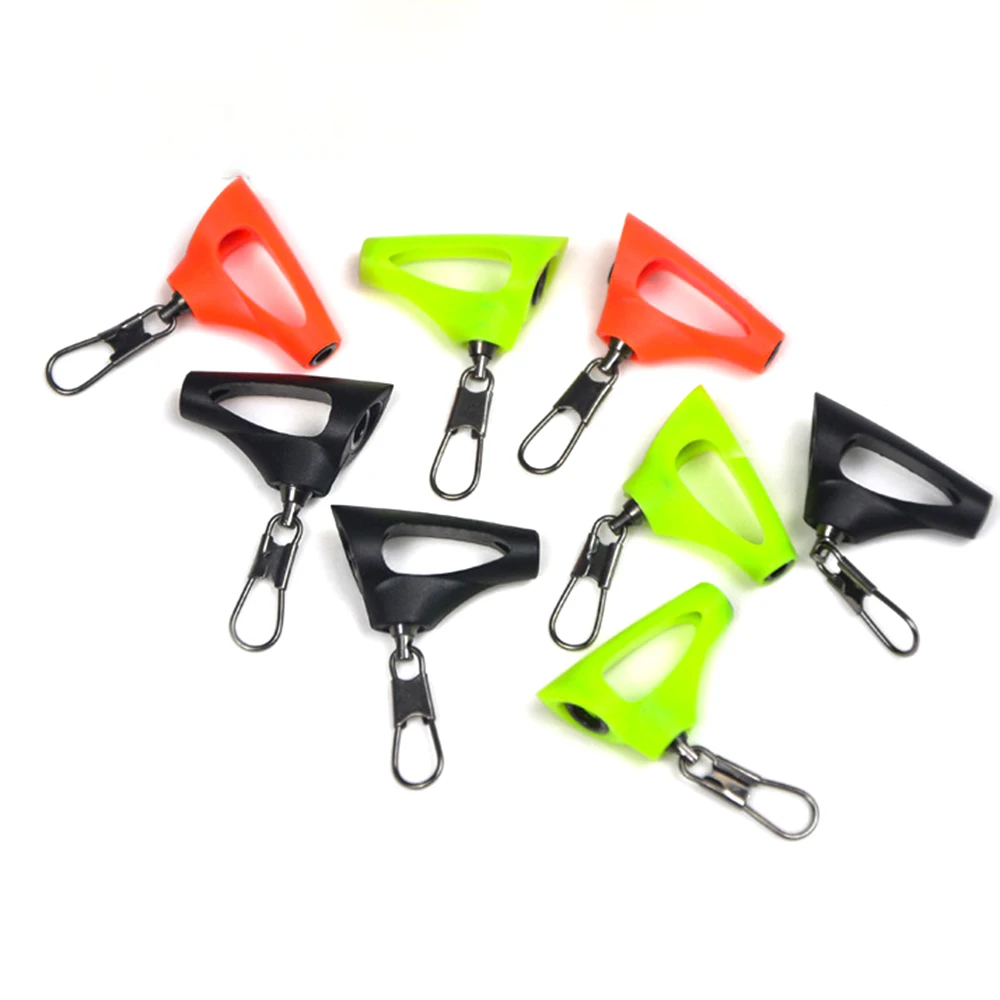 10Pcs Interlock Snap Weight Slide Connector Fishing Float Rest Sinker Slip Clip Fishing Line Tackle Accessories