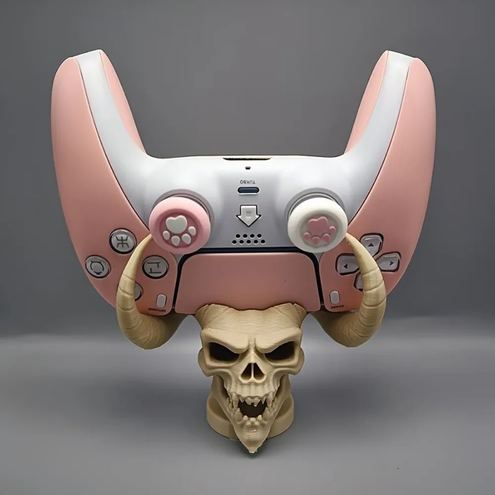 3D Printing Game Controller Display Stand Universal Space-Saving Horned Devil Stand Creative Controller Holder for PS5/4