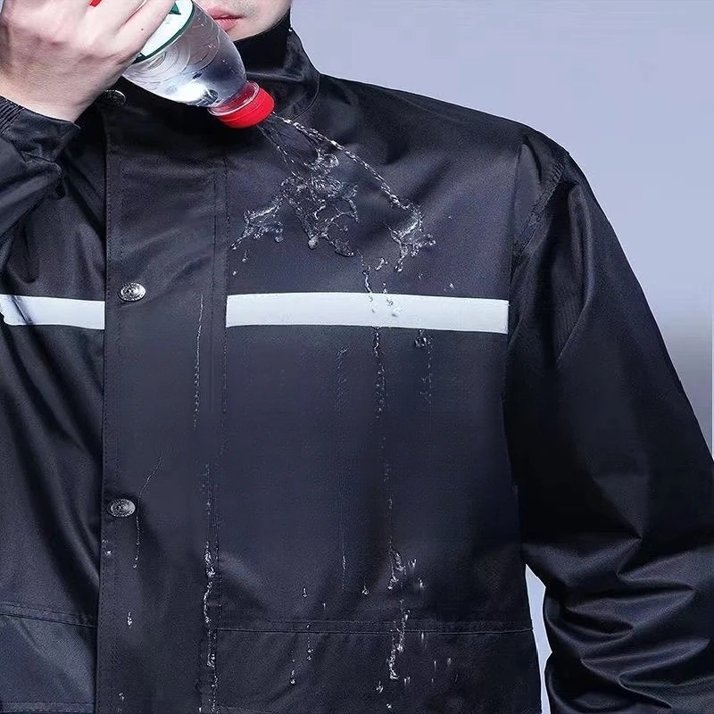 

Комплект плащи и брюк, тяжелый дождь для всего тела, разрез унисекс для взрослых, гонщик, электрический велосипед/мотоцикл, доставка, утолщенный велосипед