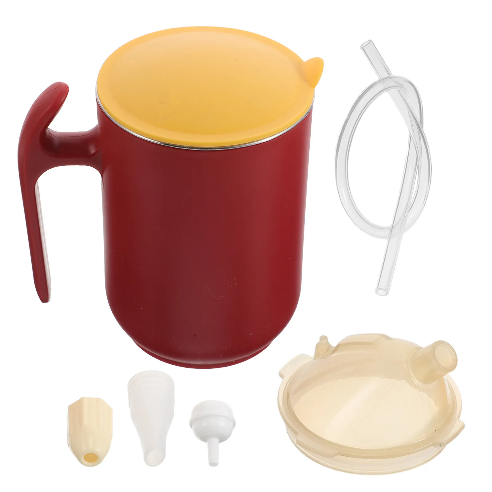 

Adult Straw Cup Elderly Spill Proof Nursing Cup for Bedridden Disabled Adults Convenient Drinking Feeding Mug for Seniors and