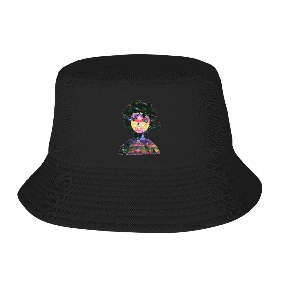 glitch lain Bucket Hat Streetwear Fishing cap Women's Beach Visor Men's