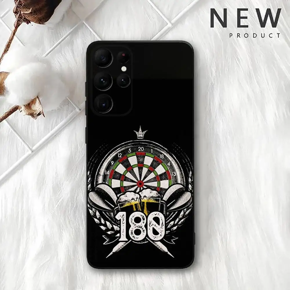 حافظة هاتف سهام لهاتف سامسونج S 25,24,23,22,30,21,10,9,Ultra,Plus,Lite,FE,4,5G حافظة سوداء ناعمة