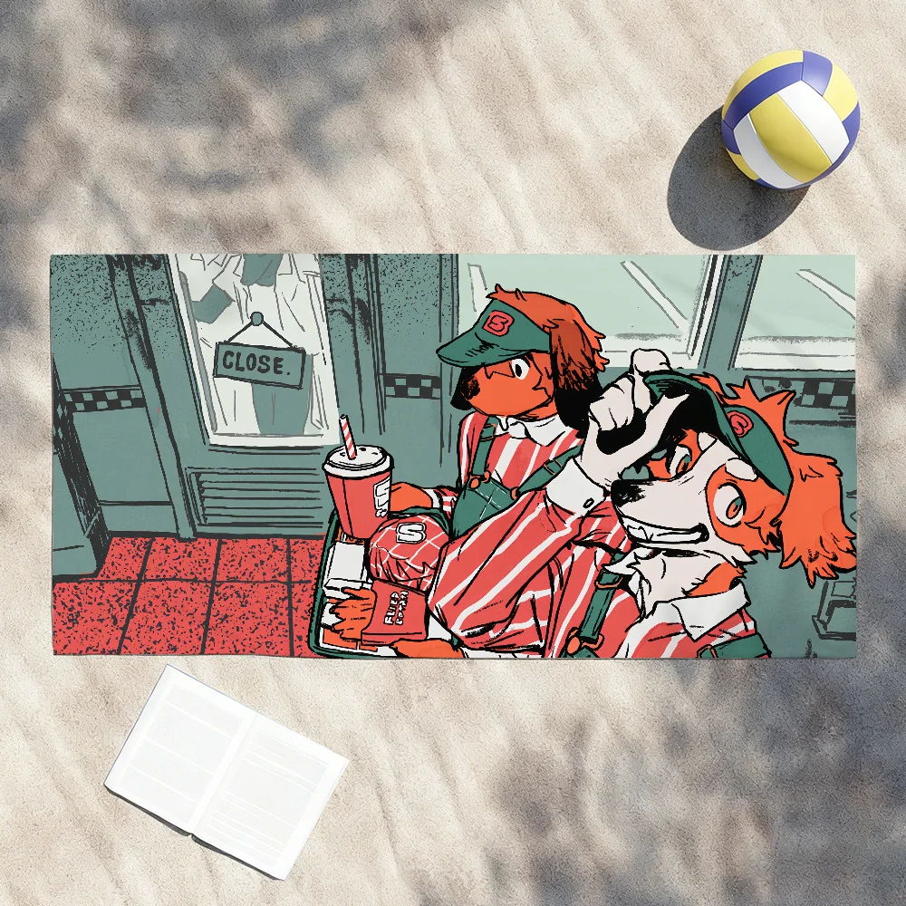 M-Mucknagabe N-Nagabe Art Towel Shower Sauna Travel Spa Quick Dry Gym Accessories Soft Large Beach Towels