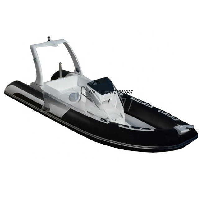 19ft RIB 580 Heavy Duty Hypalon/PVC Tube Fiberglass Hull RIB Inflatable Boat