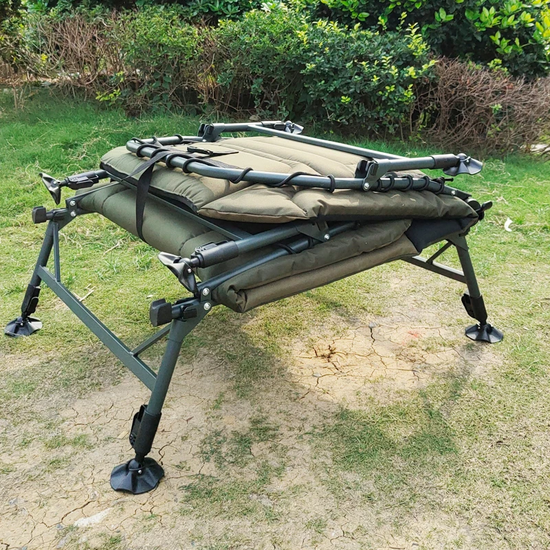 Portable 180KG Folding Bed Suede insulation for Office Camping 침대 Simple Mattress Folding-bed Sleeping  Fishing Chair 접이식 침대