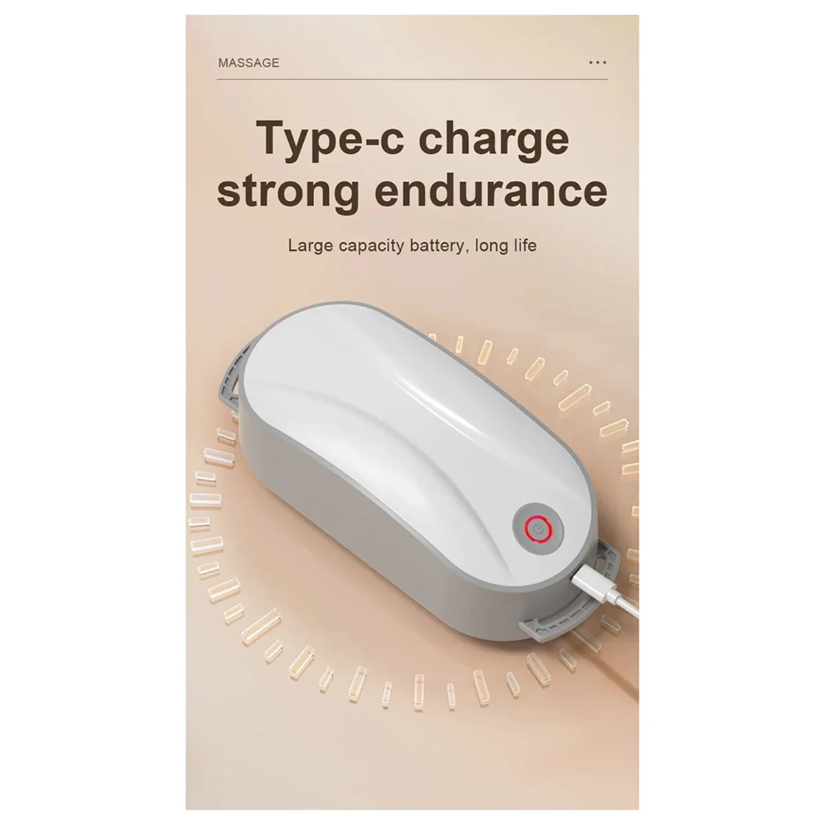 

Массажный пояс для талии и брюшного пресса, портативный 3-уровневый массаж и подогрев, снимает усталость, способствует пищеварению, подарок