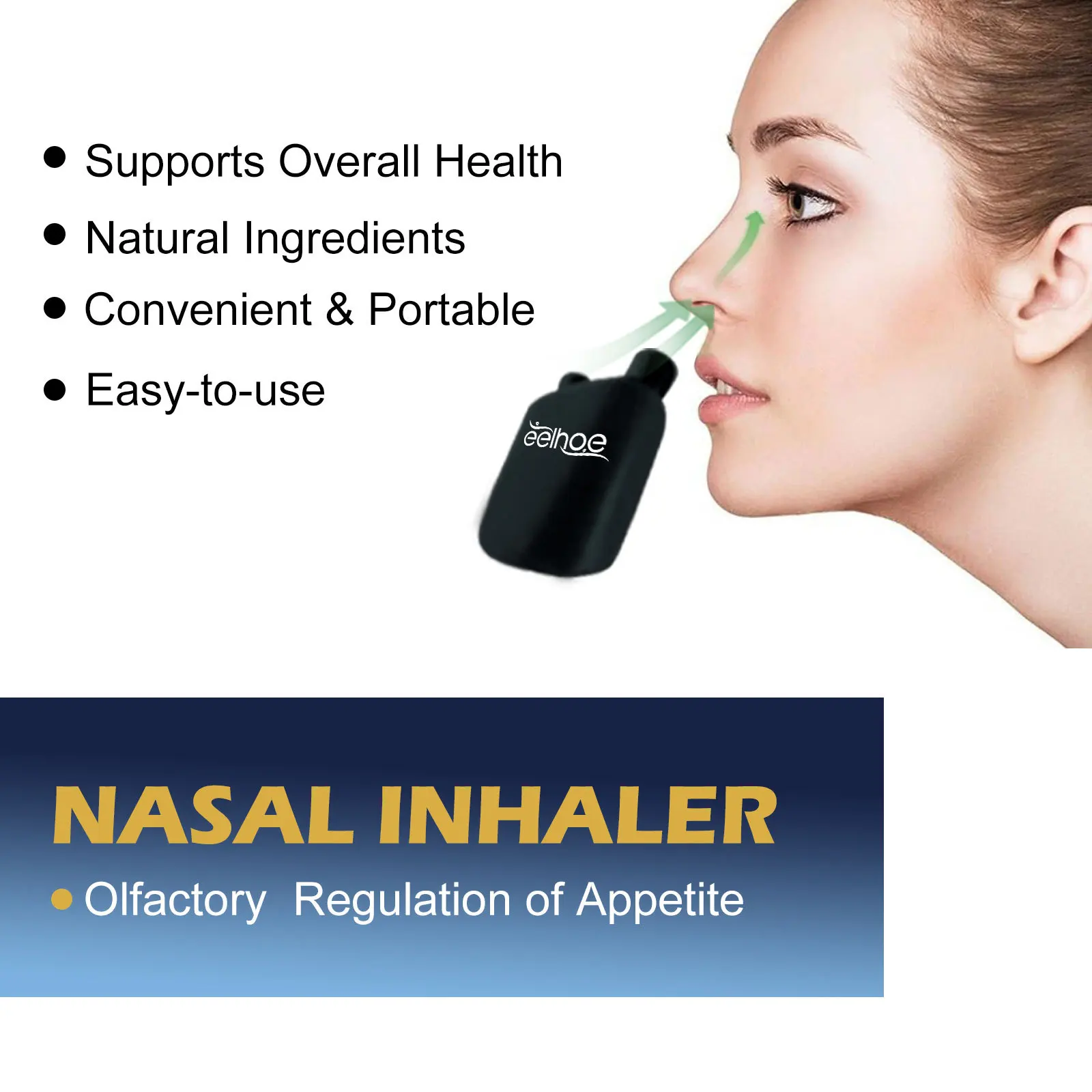 Slimming Nasal Inhaler Suppress Appetite Control Hunger Promote Fat Burning Managing Weight Loss Body Shaping Nose Suction Stick