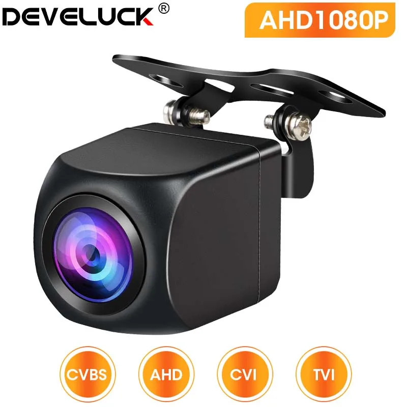 Develuck 1080P Rear View Camera Fisheye Lens For DVR Dash Cam Night Vision Reverse Camera 4 Pin Control AHD NTSC PAL TVI CVI