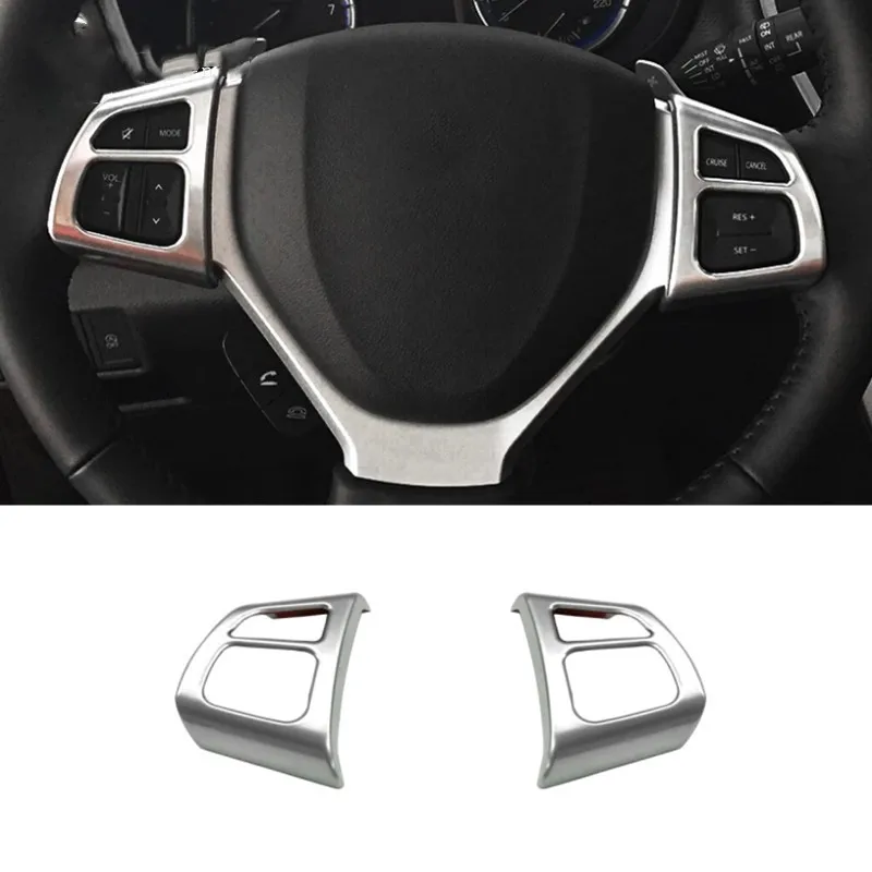 For Suzuki Vitara 2016 2017 2018 2019 2020 Accessories LHD Car Steering Wheel Frame Decoration Cover Trim Car Styling Interior S