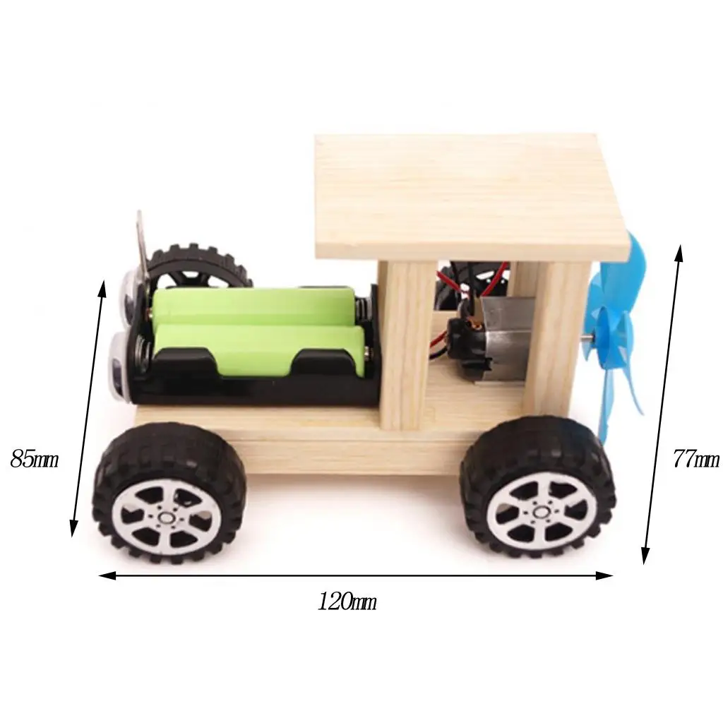 Mini Electric Car Model Assemble Toy DIY Car Kit Children