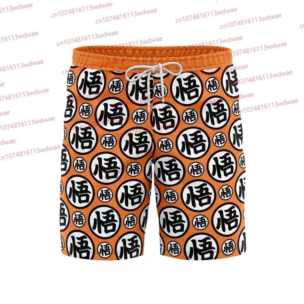 

Dragon Ball Z Goku Shorts Anime Swimwear Men Beach Board Shorts Summer Casual Pants Japanese Cartoon KID Shorts Kit