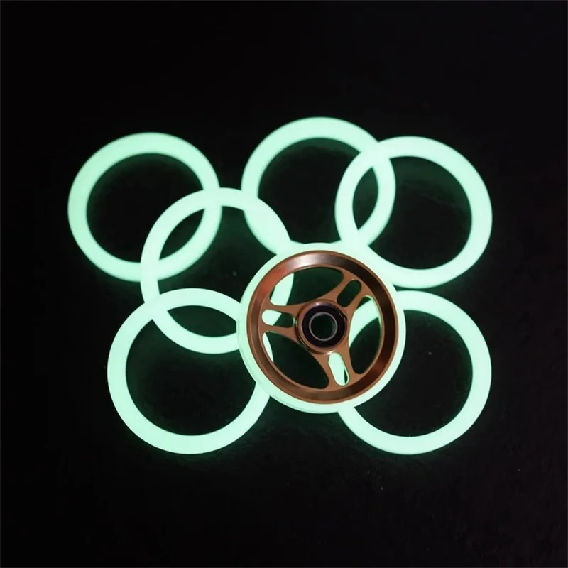 unionjack Rubber ring 70mm easy wheel for brompton Fluorescent wheel tire