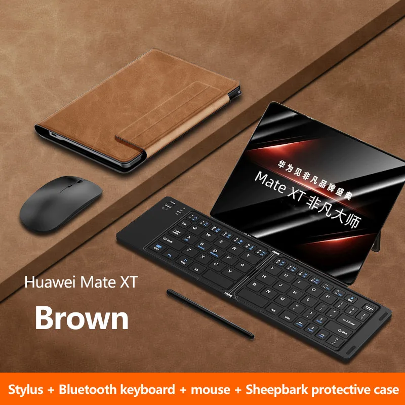 

Leather Fold Keyboard For Honor Magic V3 Vs3 V2 RSR V Vs2 Vs Ultimate Bluetooth Wireless Keyboard With Adjustable Stand Case