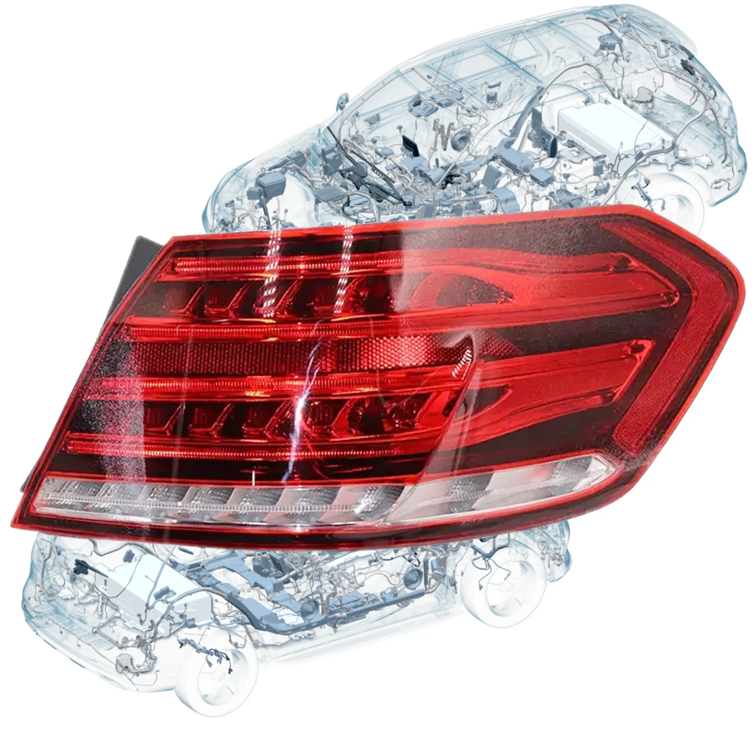 

For Mercedes Benz 2013-2016 E-class W212 car Tail light assembly, E200 E220 E400 E320 LED taillights OE: A2129060103 A2129060203