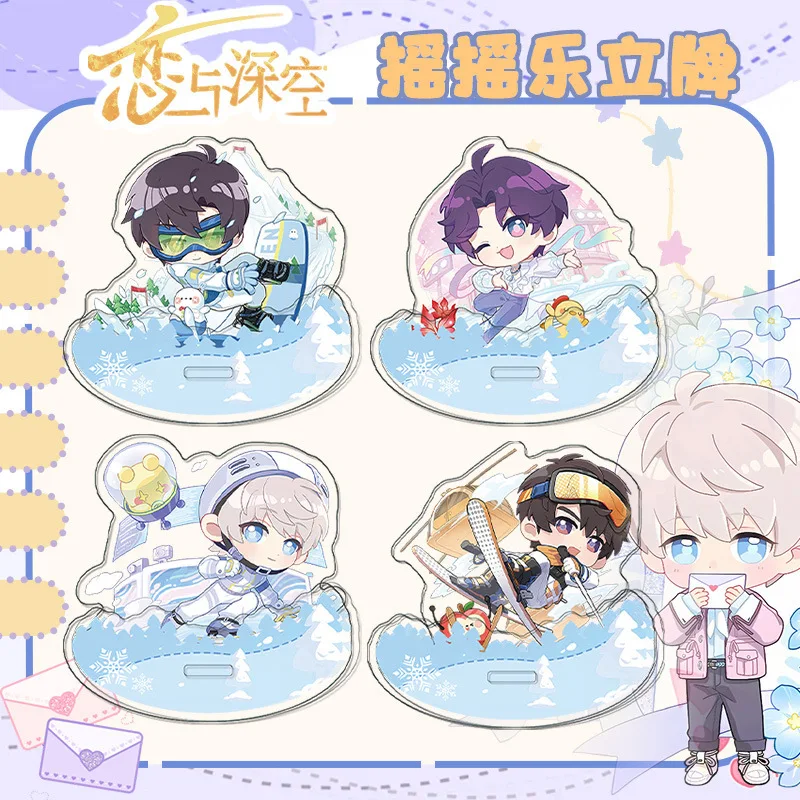 アニメゲーム愛とディープスペースラファエルゼインザビエルシラスコスプレアクリル中間層とウォブル飾り解凍おもちゃギフト