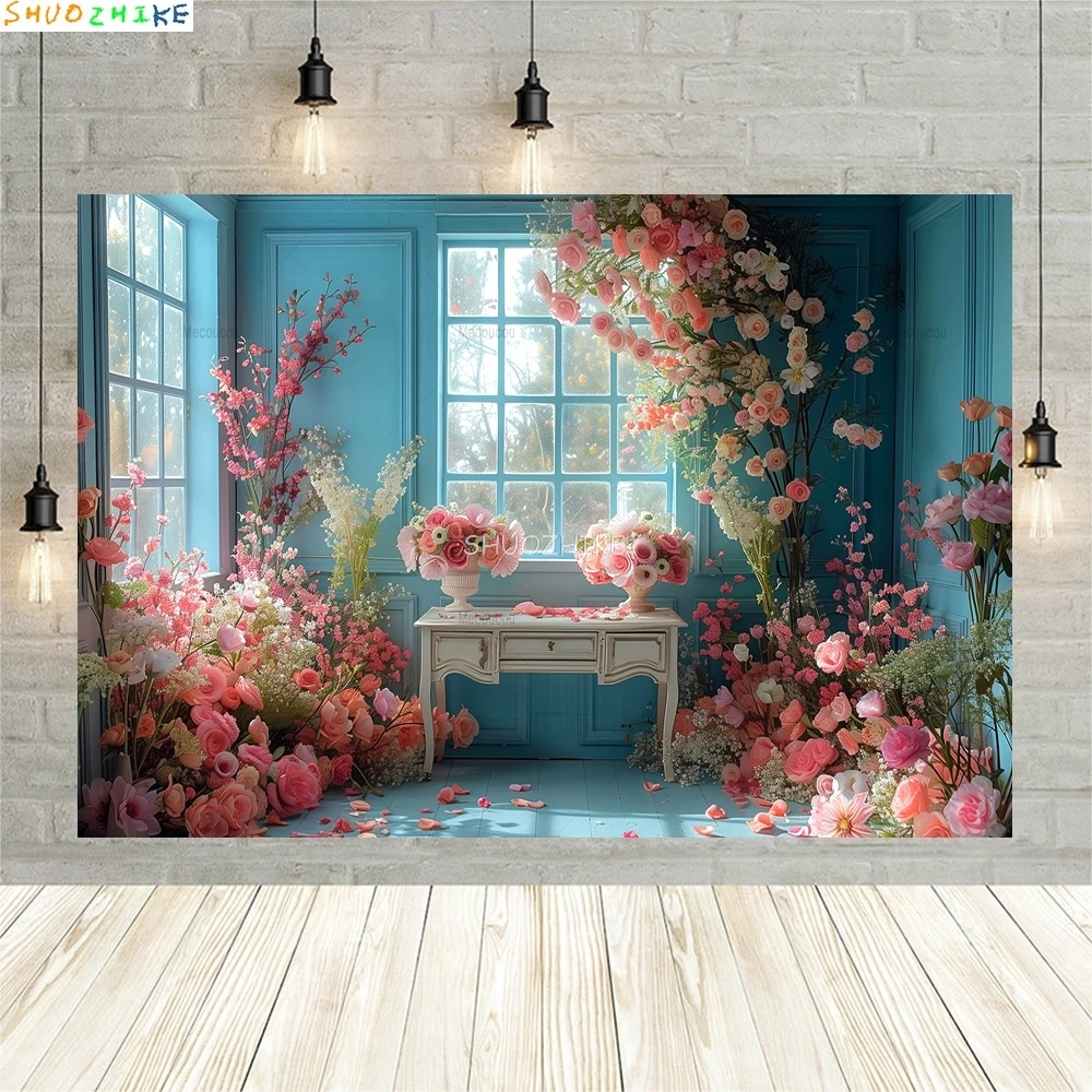 Девушка принцесса в помещении и на открытом воздухе фотостудия принцесса фон на день рождения портрет на заказ красочные цветочные украшения