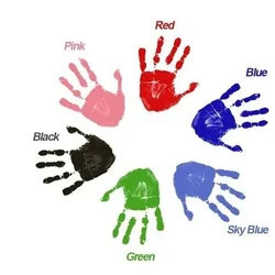 Newborn Baby DIY Hand And Footprint Kit Ink Pads Photo Frame Handprint Toddlers Souvenir Accessories Safe Clean Baby Shower Gift