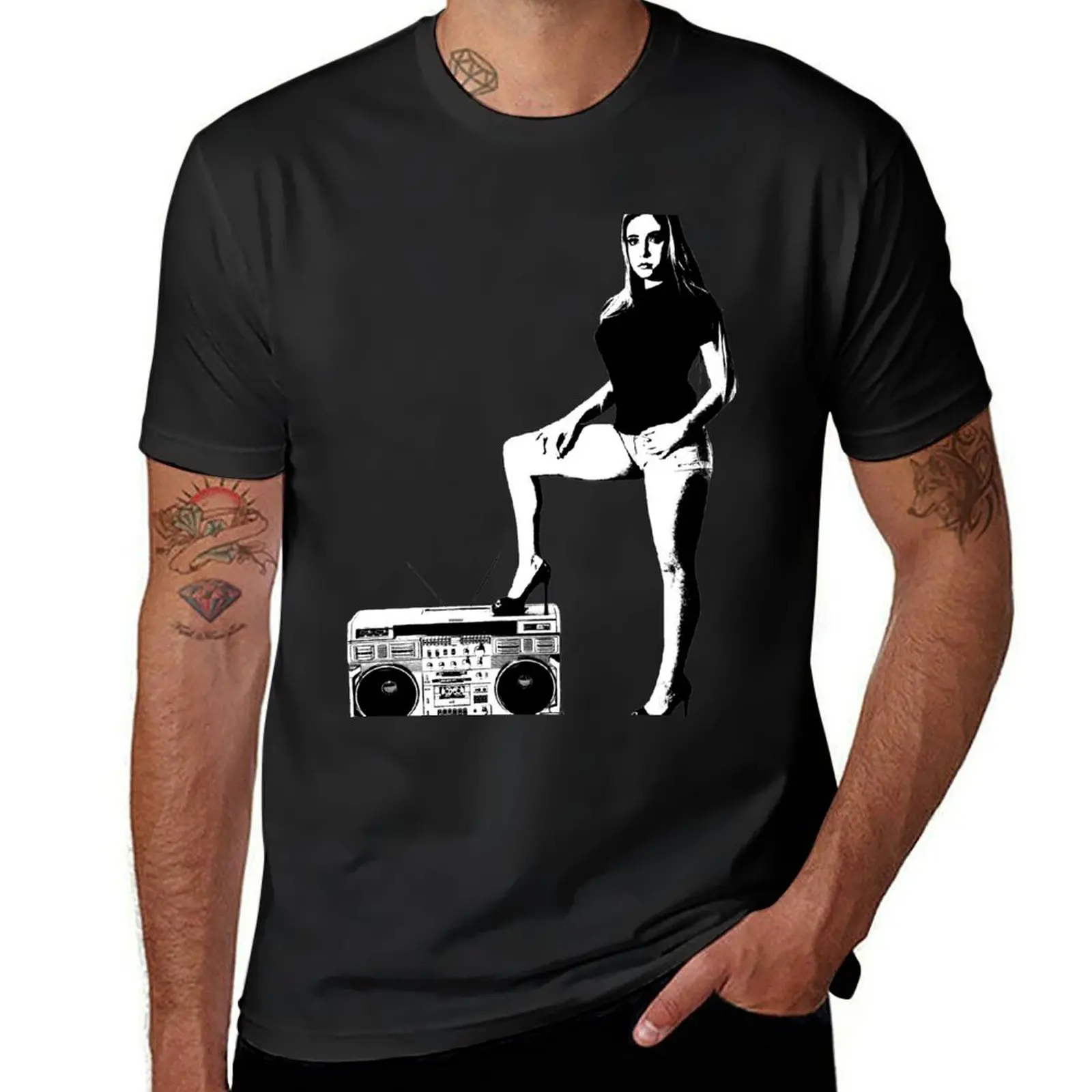 Brooke Alvarez And A C-100F Boombox T-Shirt Aesthetic clothing tops Blouse t shirts for men pack