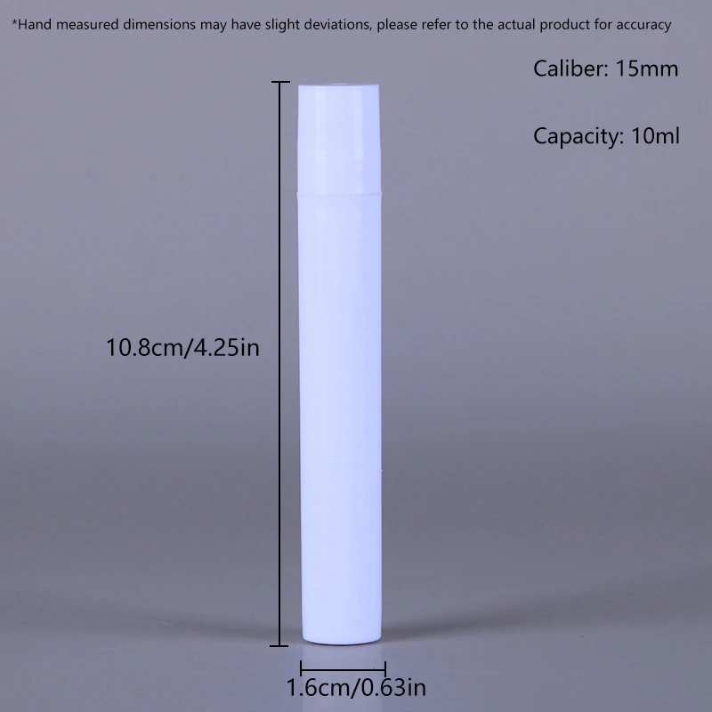 10 مللي زجاجة عطر فارغة كرة دوارة على حاوية زيت السوائل البلاستيكية حامل زجاجات إعادة الملء زجاجة تعبئة جديدة