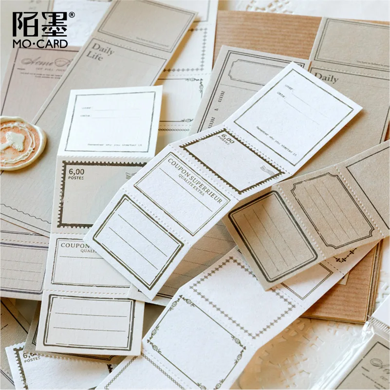 30pcs/lot Memo Pads Material Paper let\'s listen to the wind Junk Journal diary Scrapbooking Cards Background Decoration Paper