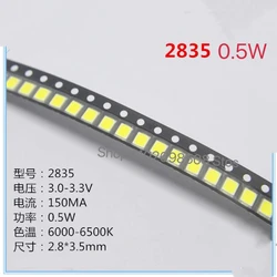 LED SMD, 3528, 2835, 3V, 1W, 100LM, LG, 500 PCs