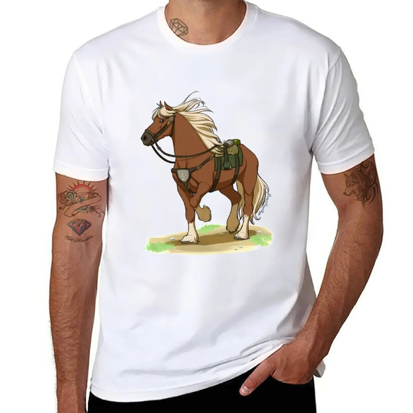 New Steeds of the Wild: Epona T-Shirt aesthetic clothes oversized t shirts sublime t shirt hippie clothes plain t shirts men