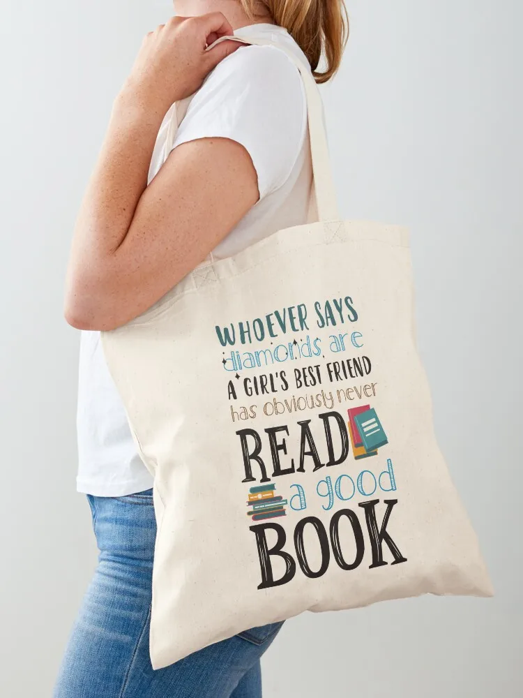 

Good Book Tote Bag Canvas shoulder bag shopping cart bags eco pack free delivery bags
