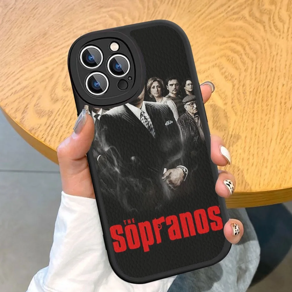 The Sopranos TV Phone Case Hard Leather For iPhone 14 13 12 Mini 11 14 Pro Max Xs X Xr 7 8 Plus Fundas