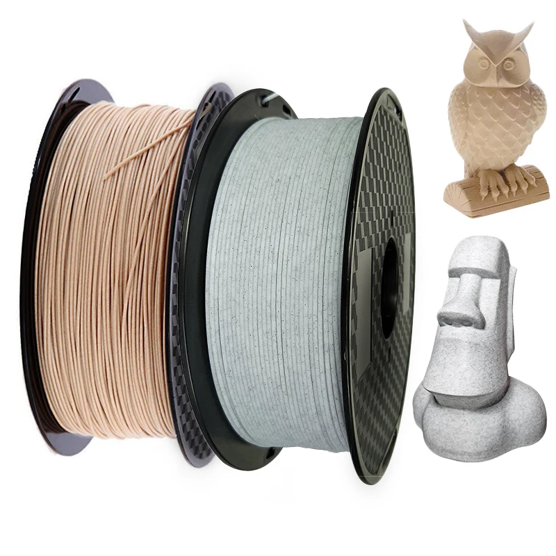 

Hot! 250G Set of PLA Light Wood + Marble 3D Printer Filament, High - Quality Printing Material