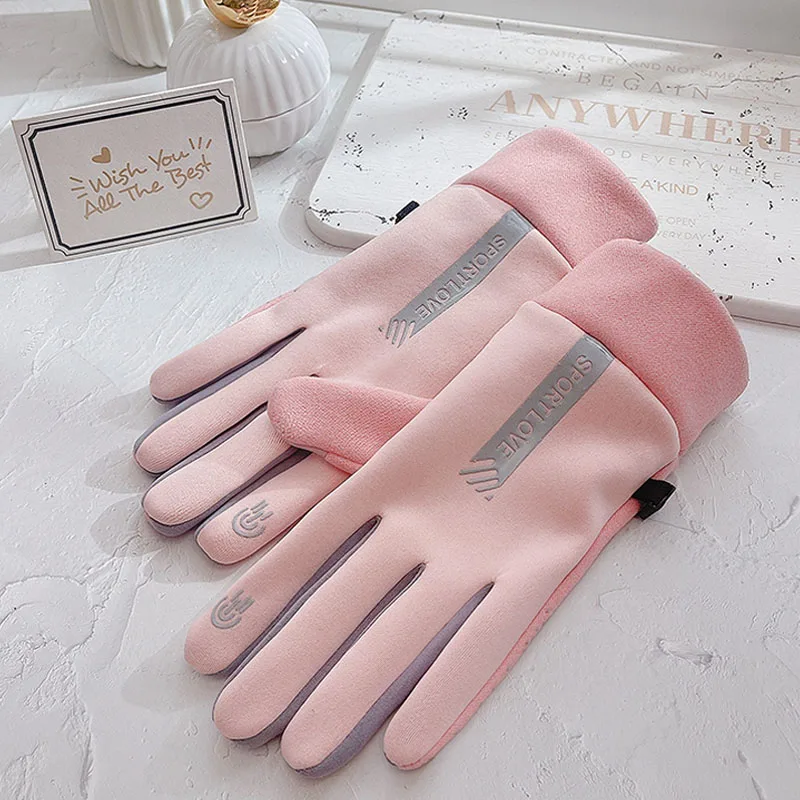 Spring Waterproof Touch Screen Gloves Women Men Outdoor Windproof Sports Running Cycling Glove Warm Full Fingers Mittens Autumn