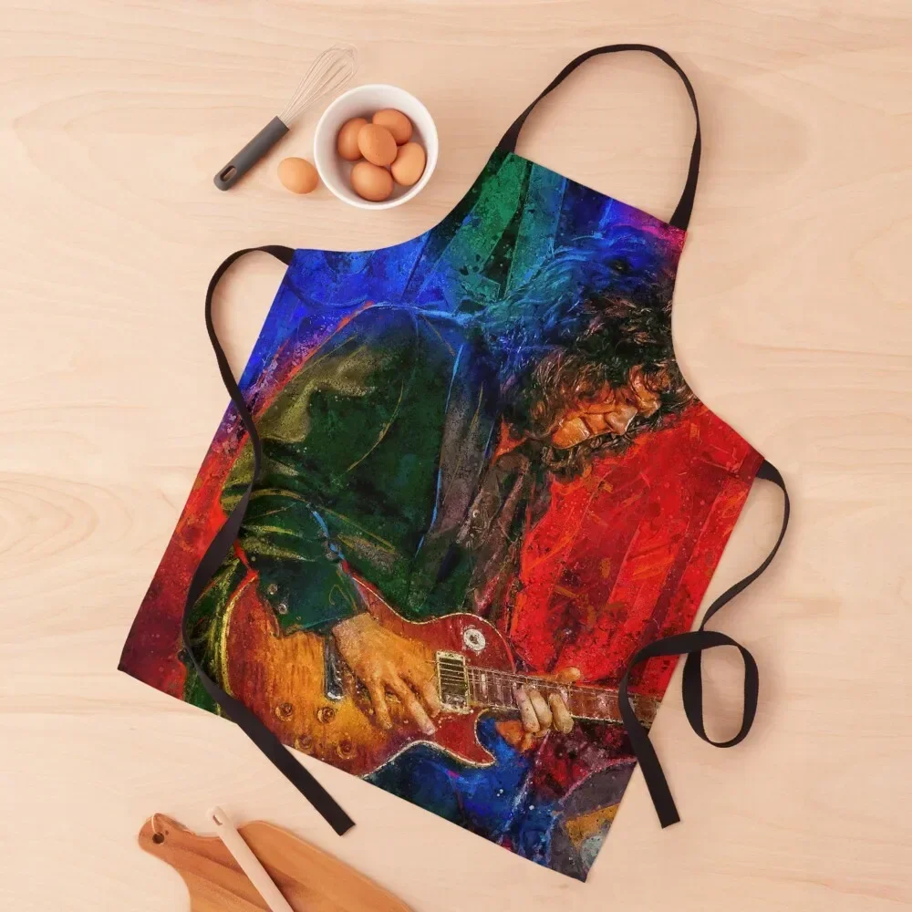 

Gary Moore Tribute portrait art Apron Cooking Kitchen Front kitchen gadgets Apron